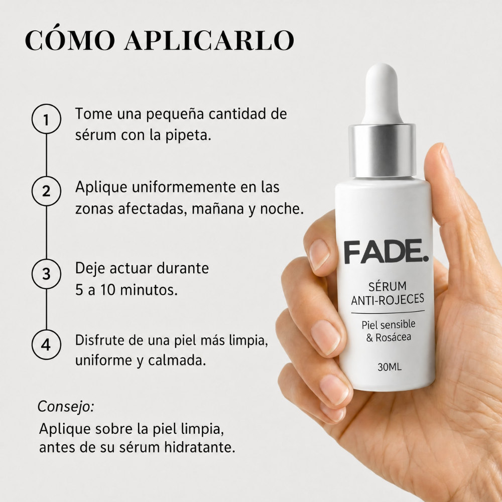 FADE Sérum Antirrojeces